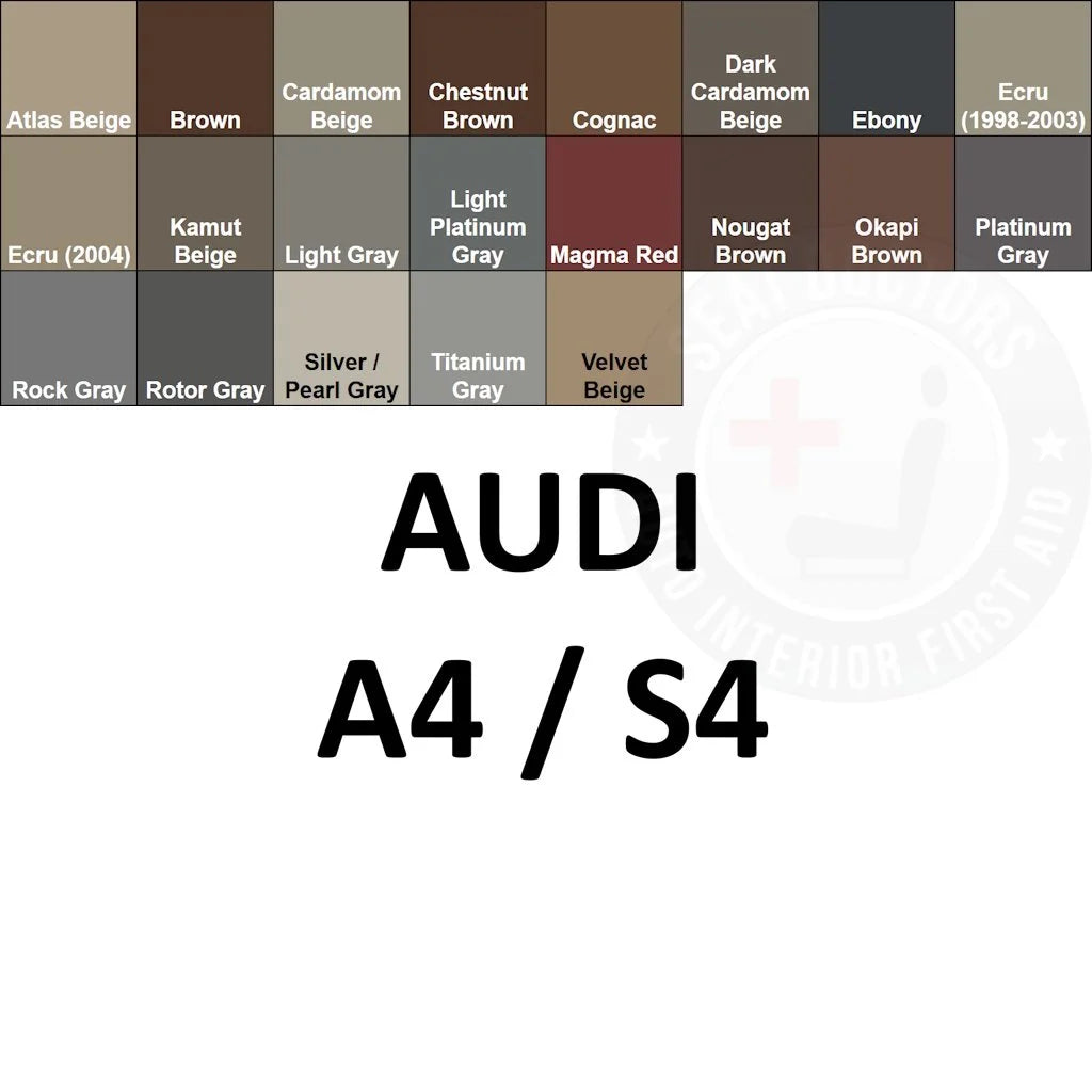 Audi A4 and S4 Leather Dye