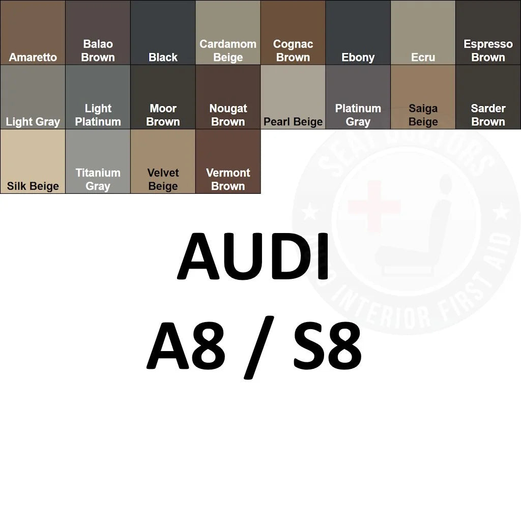 Audi A8 & S8 Leather Dye