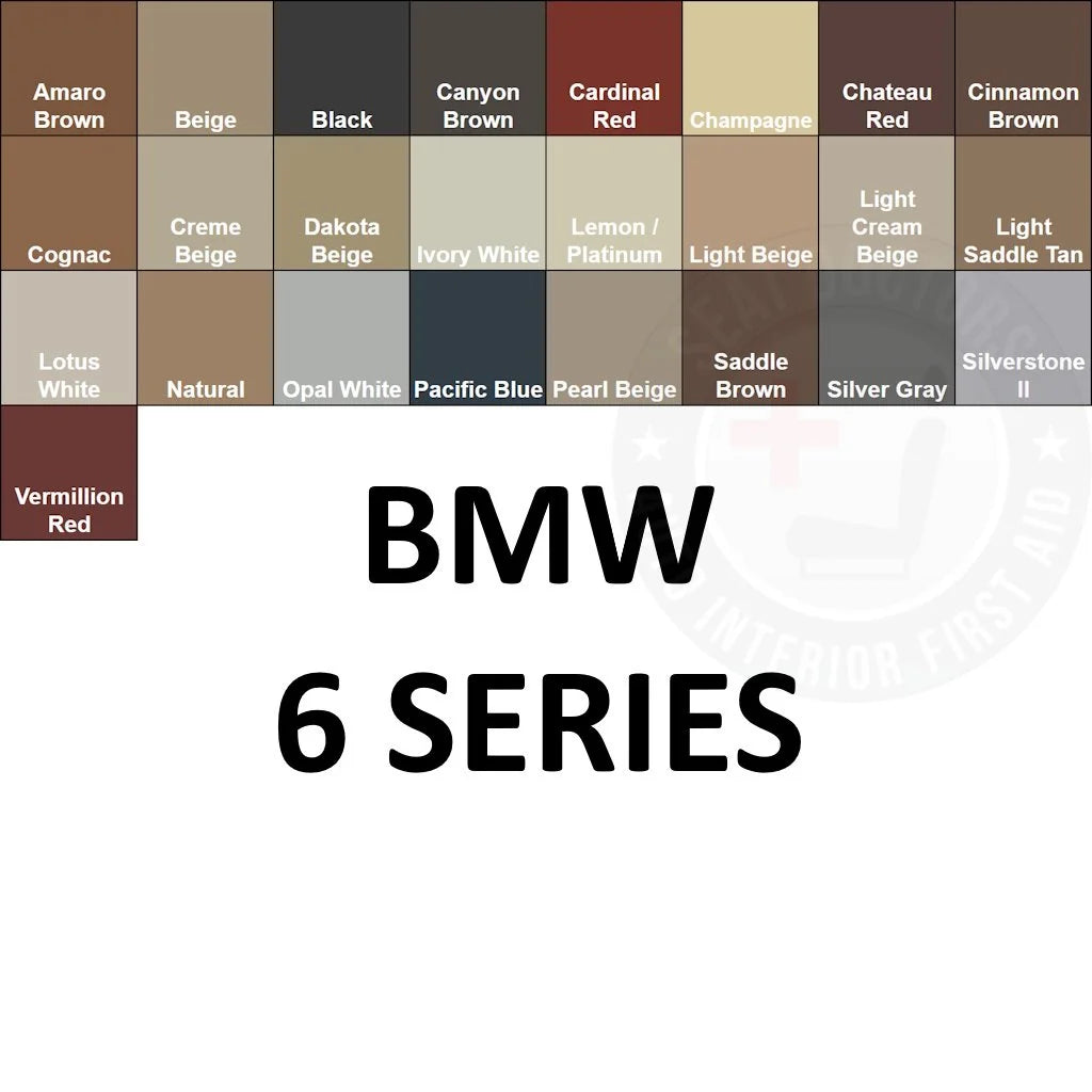 BMW 6 Series Leather Dye