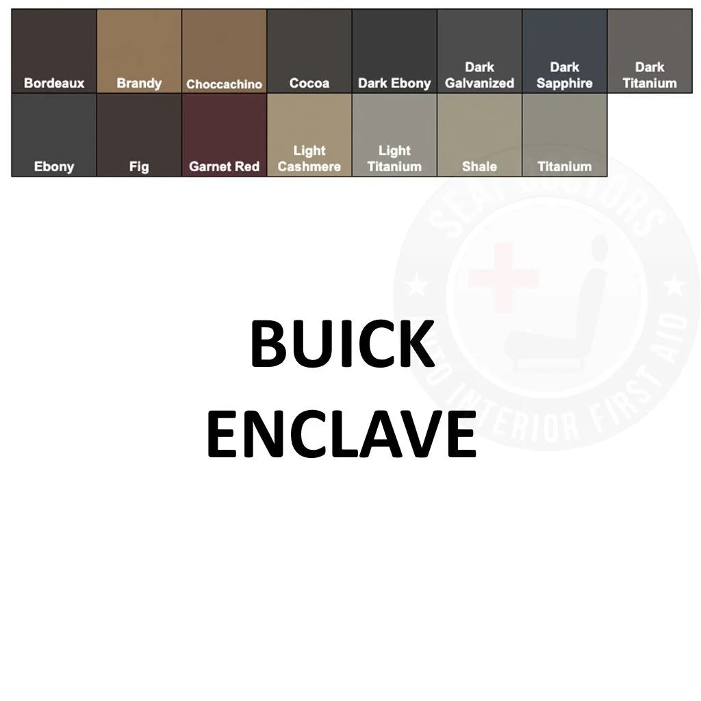 Buick Enclave Leather Dye