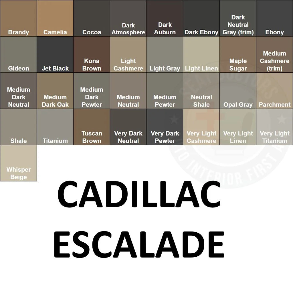 Cadillac Escalade Leather Dye