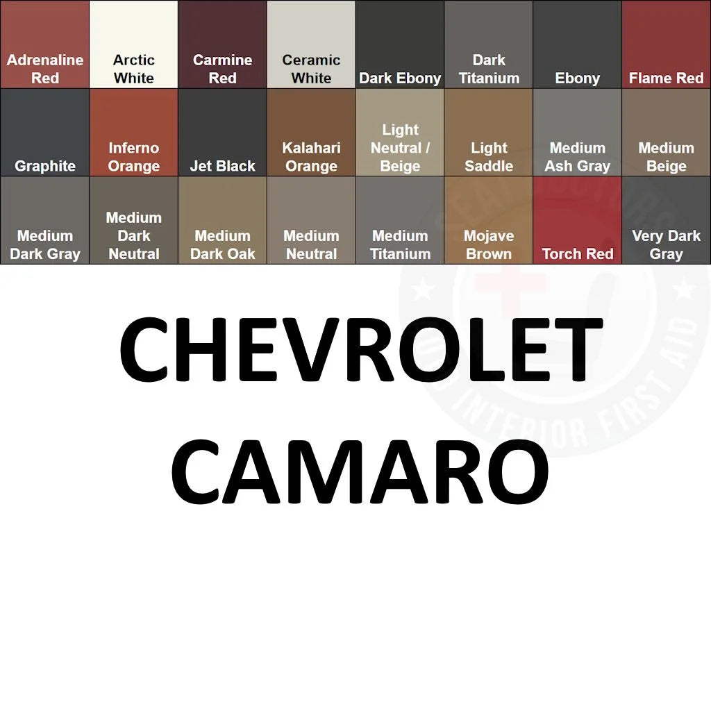 Chevrolet Camaro Leather Dye