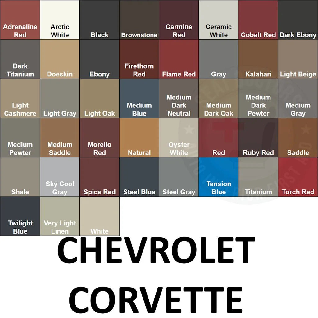 Chevrolet Corvette Leather Dye