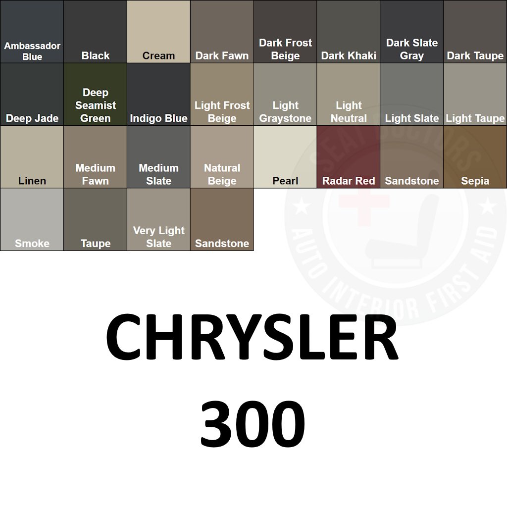 Chrysler 300 Leather Dye