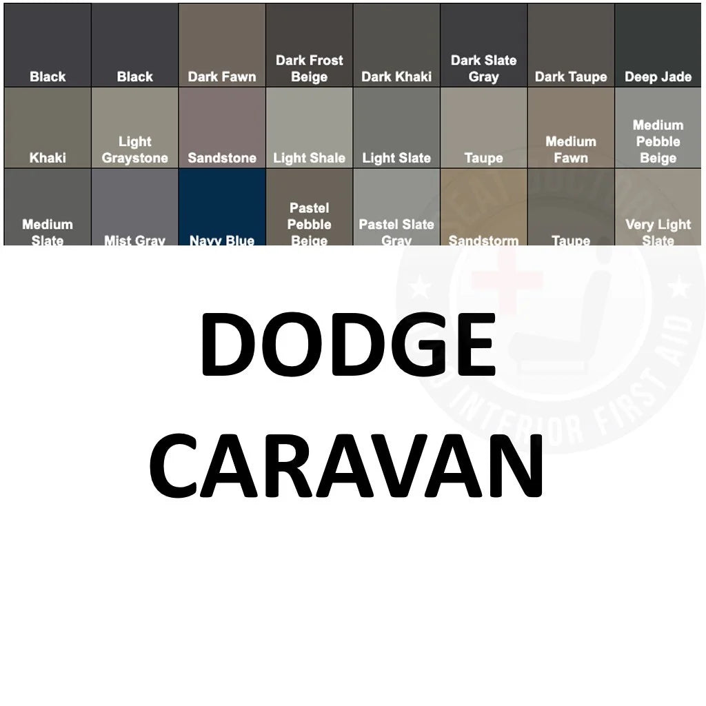 Dodge Caravan Leather Dye