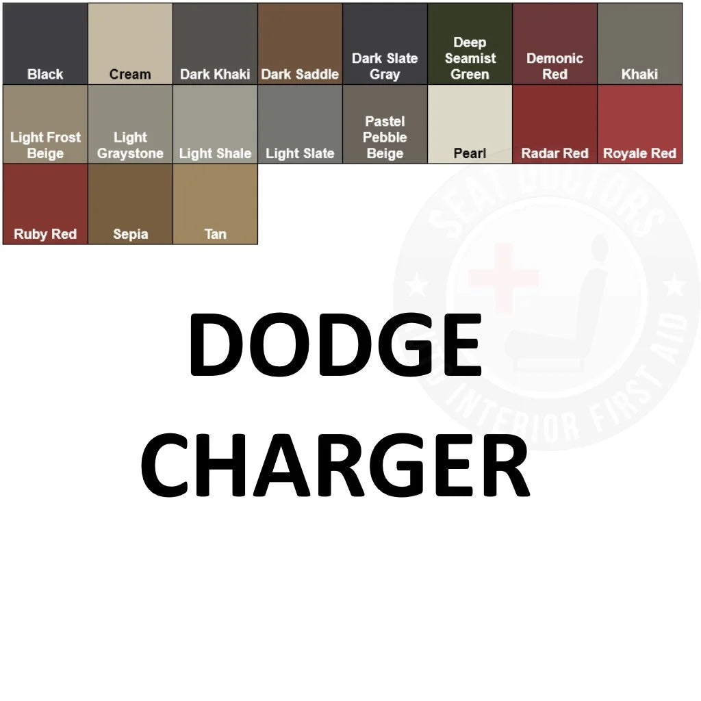 Dodge Charger Leather Dye