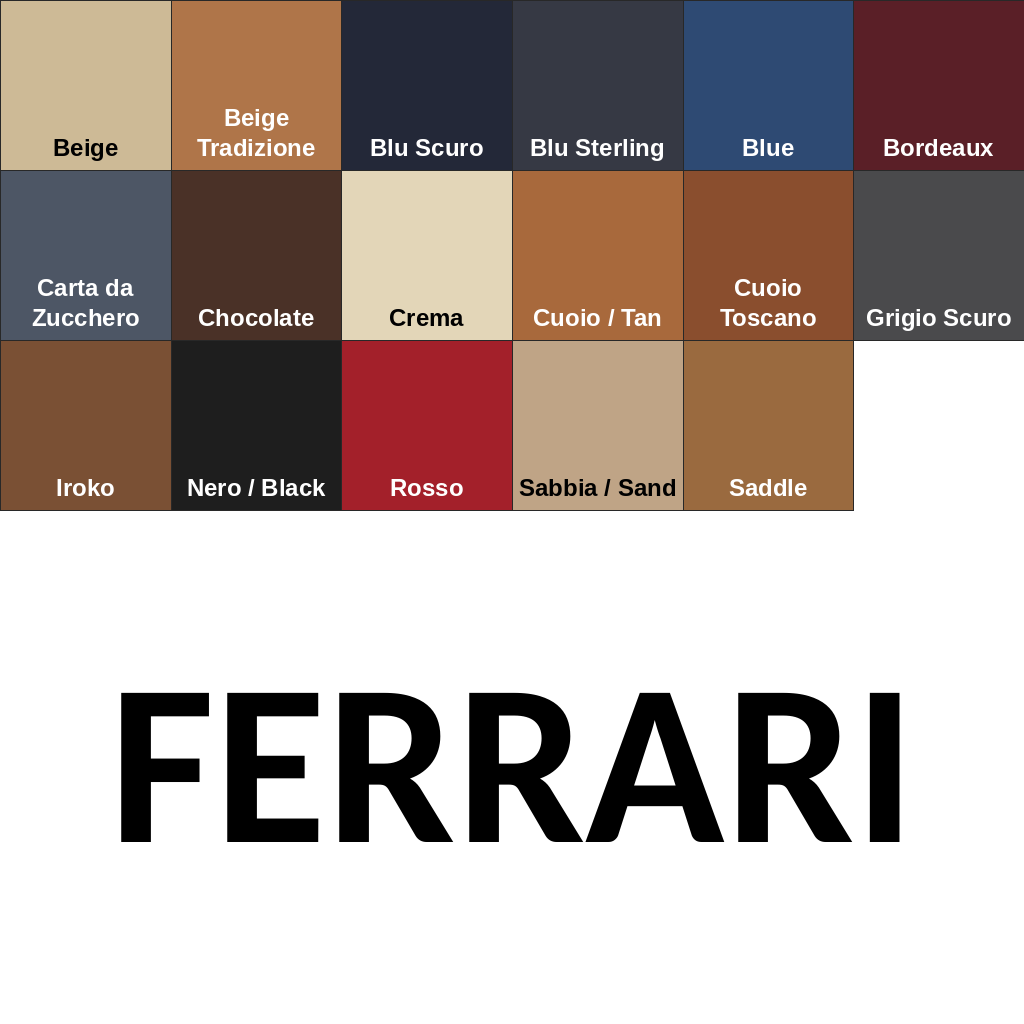 Ferrari Leather Dye
