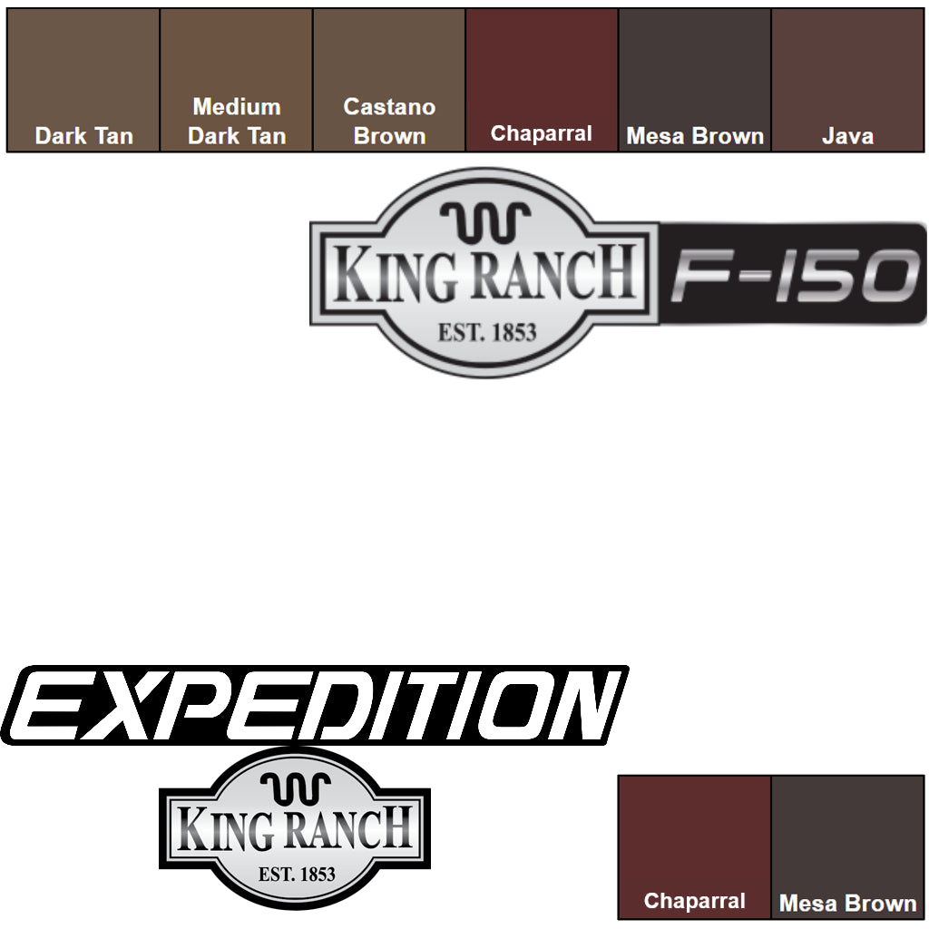 Ford King Ranch Leather Dye