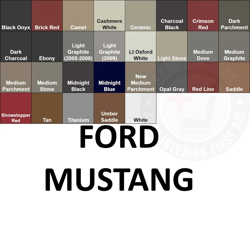 Ford Mustang Leather Dye