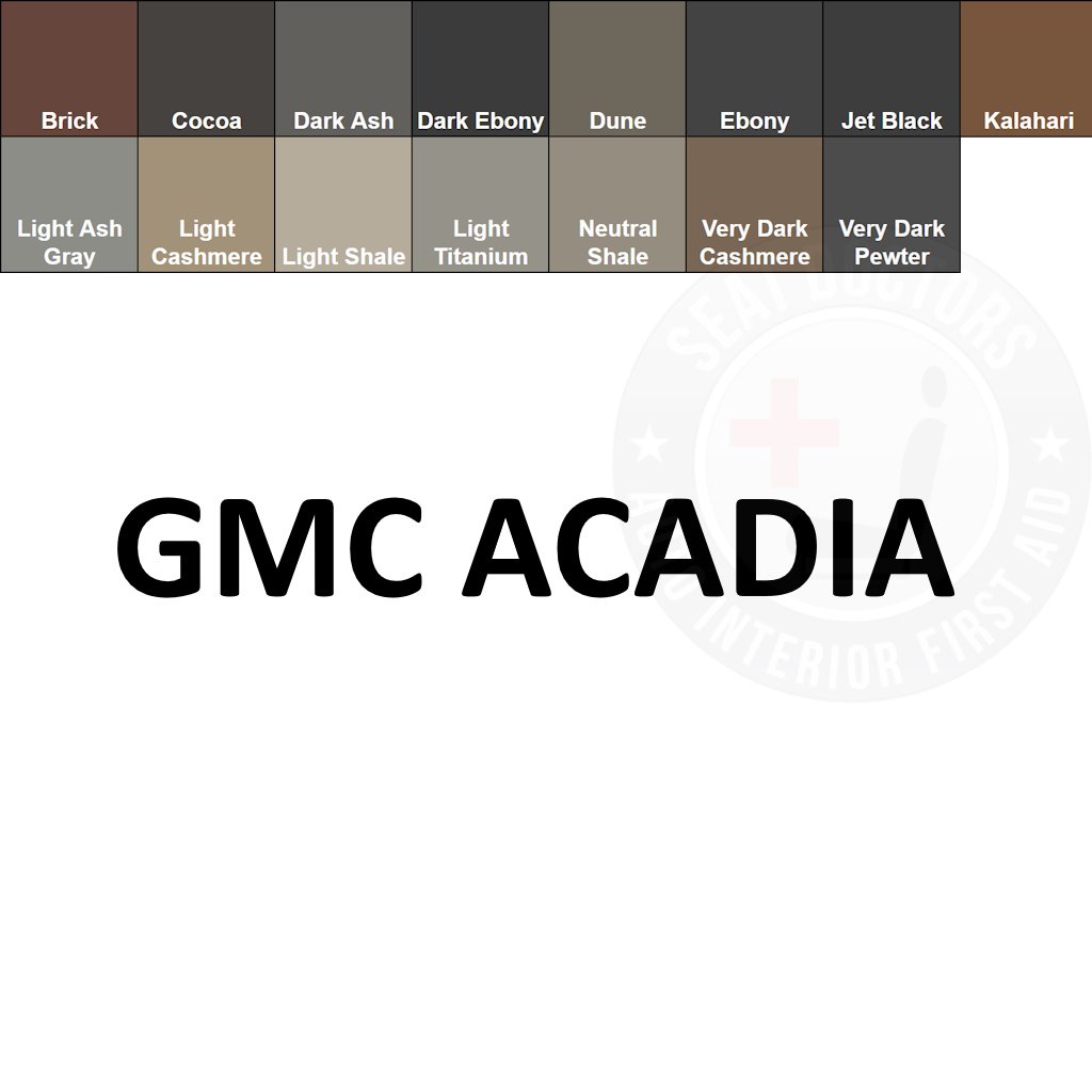 GMC Acadia Leather Dye