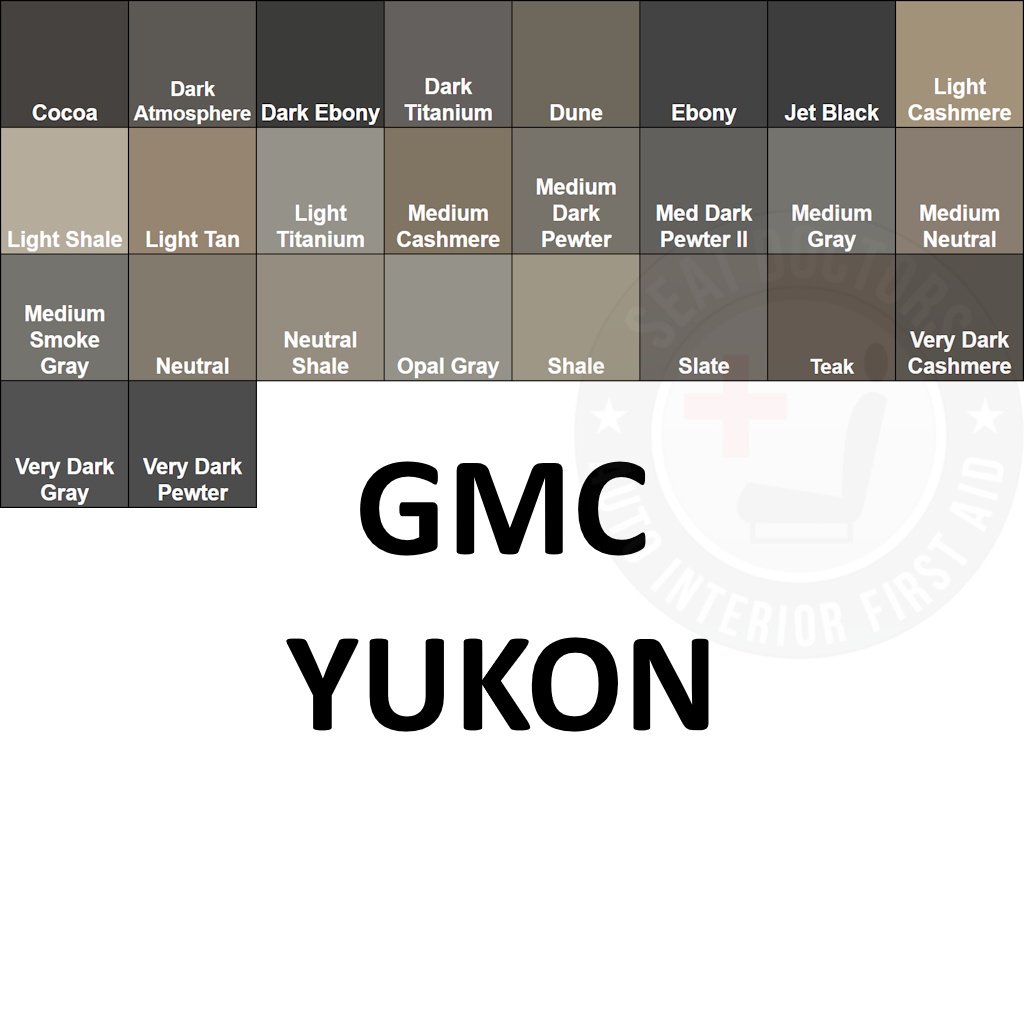 GMC Yukon Leather Dye
