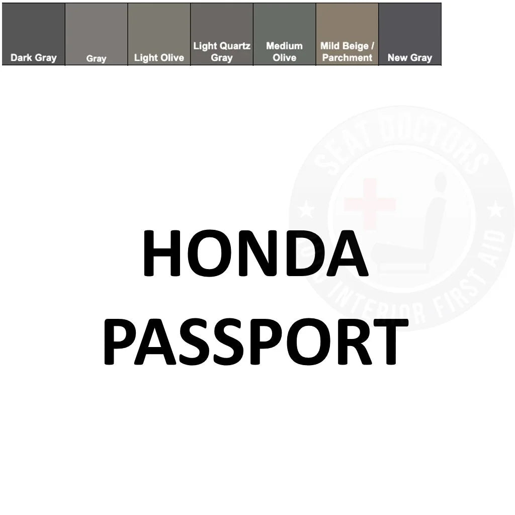 Honda Passport Leather Dye