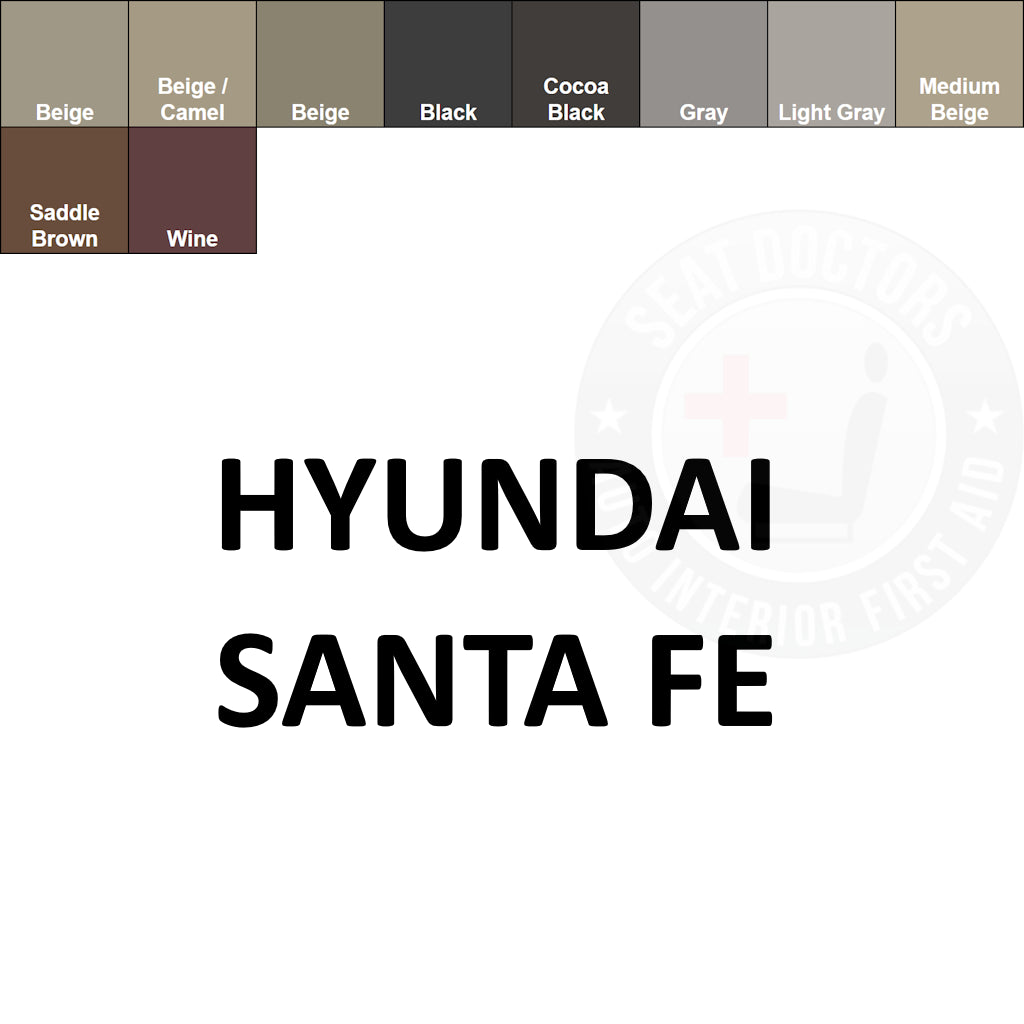 Hyundai Santa Fe Leather Dye