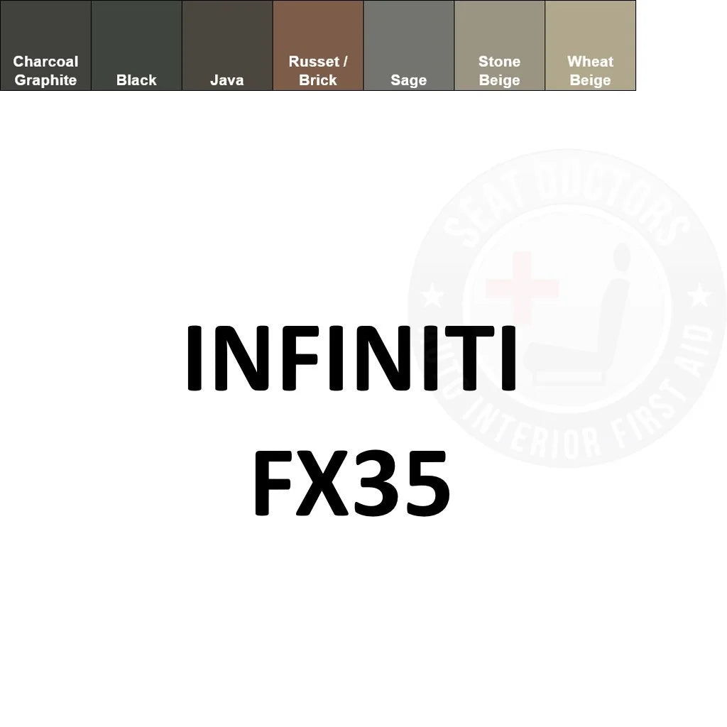 Infiniti FX35 Leather Dye