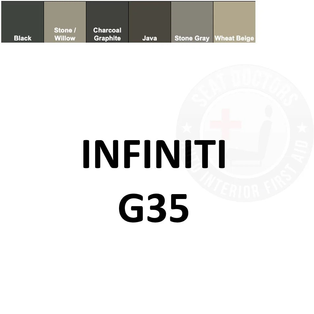 Infiniti G35 Leather Dye