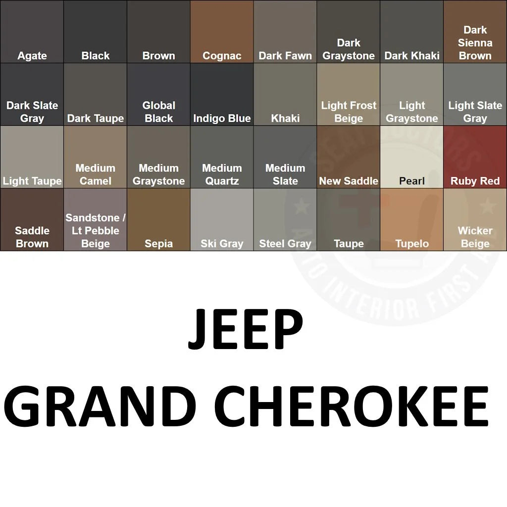 Jeep Grand Cherokee Leather Dye