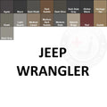 Jeep Wrangler Leather Dye
