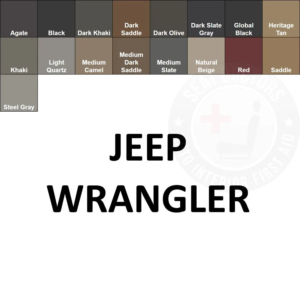 Jeep Wrangler Leather Dye