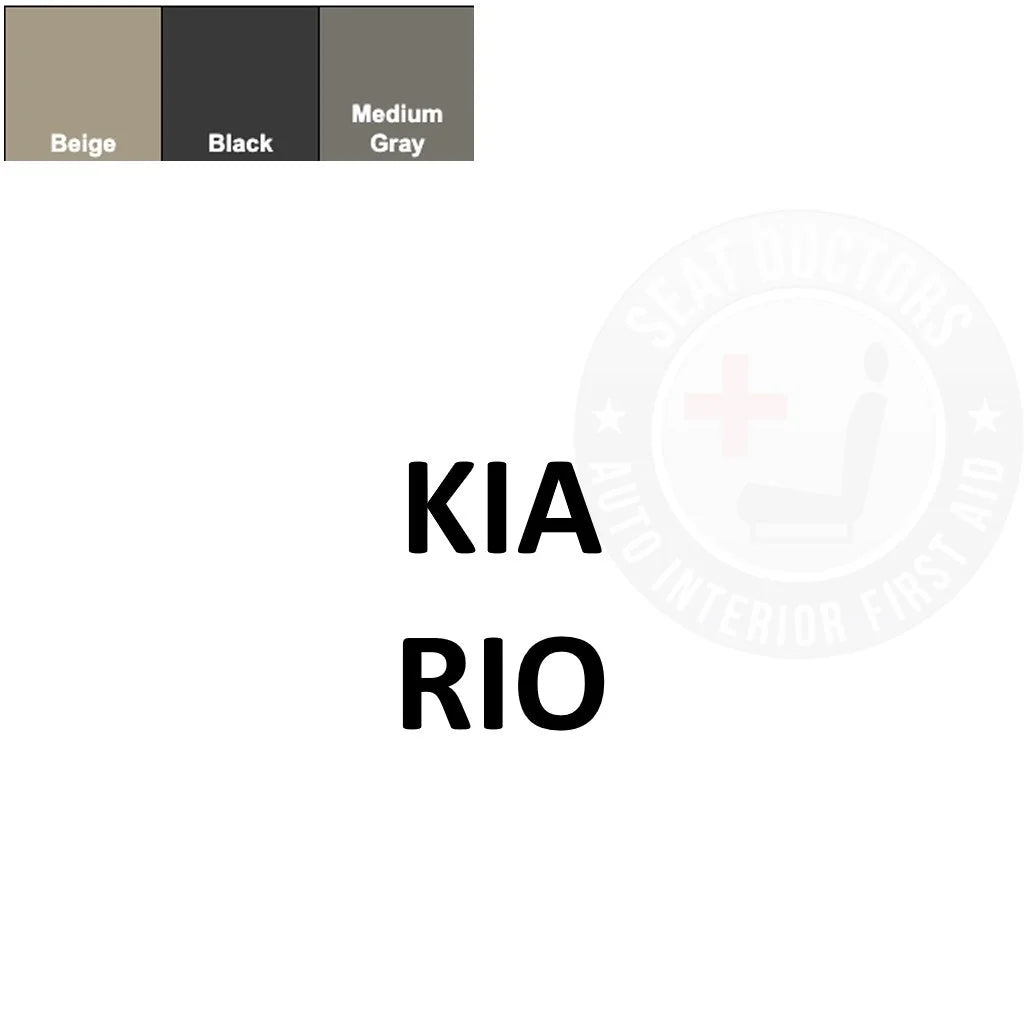 Kia Rio Leather Dye
