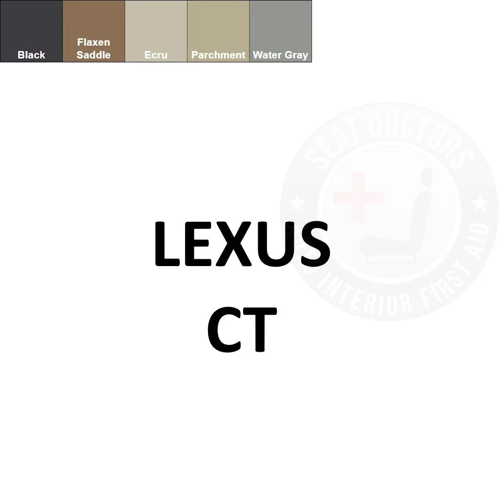 Lexus CT Leather Dye