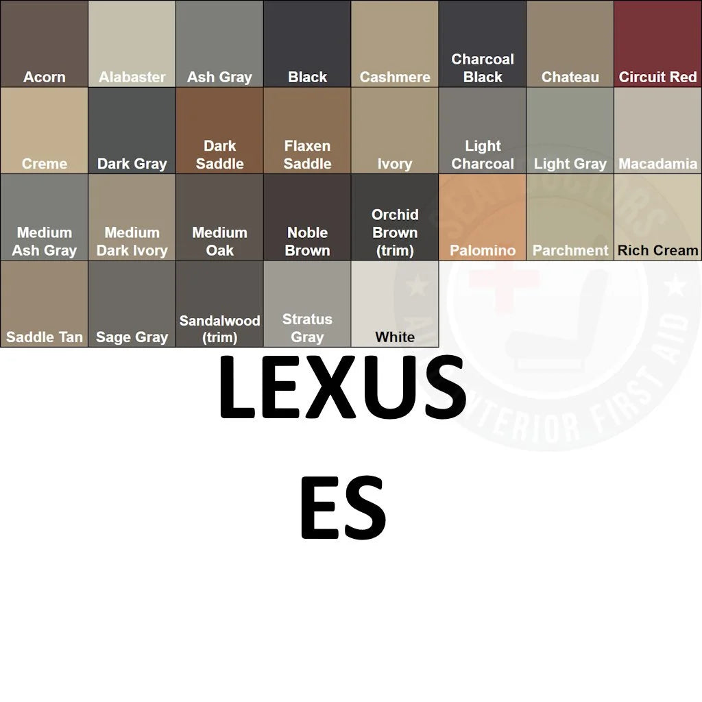 Lexus ES Leather Dye