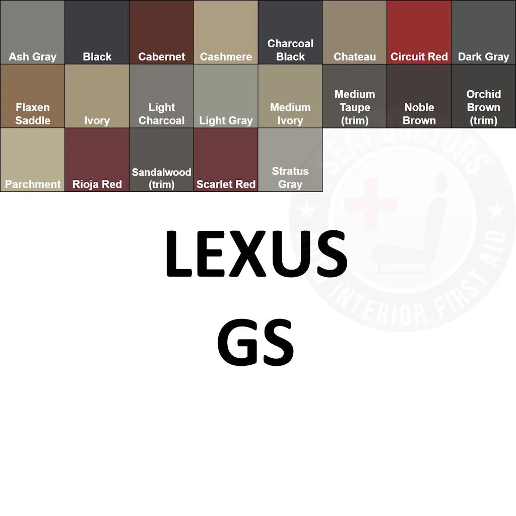 Lexus GS Leather Dye