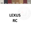 Lexus RC Leather Dye