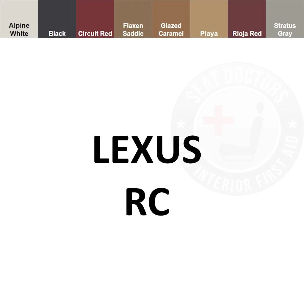 Lexus RC Leather Dye
