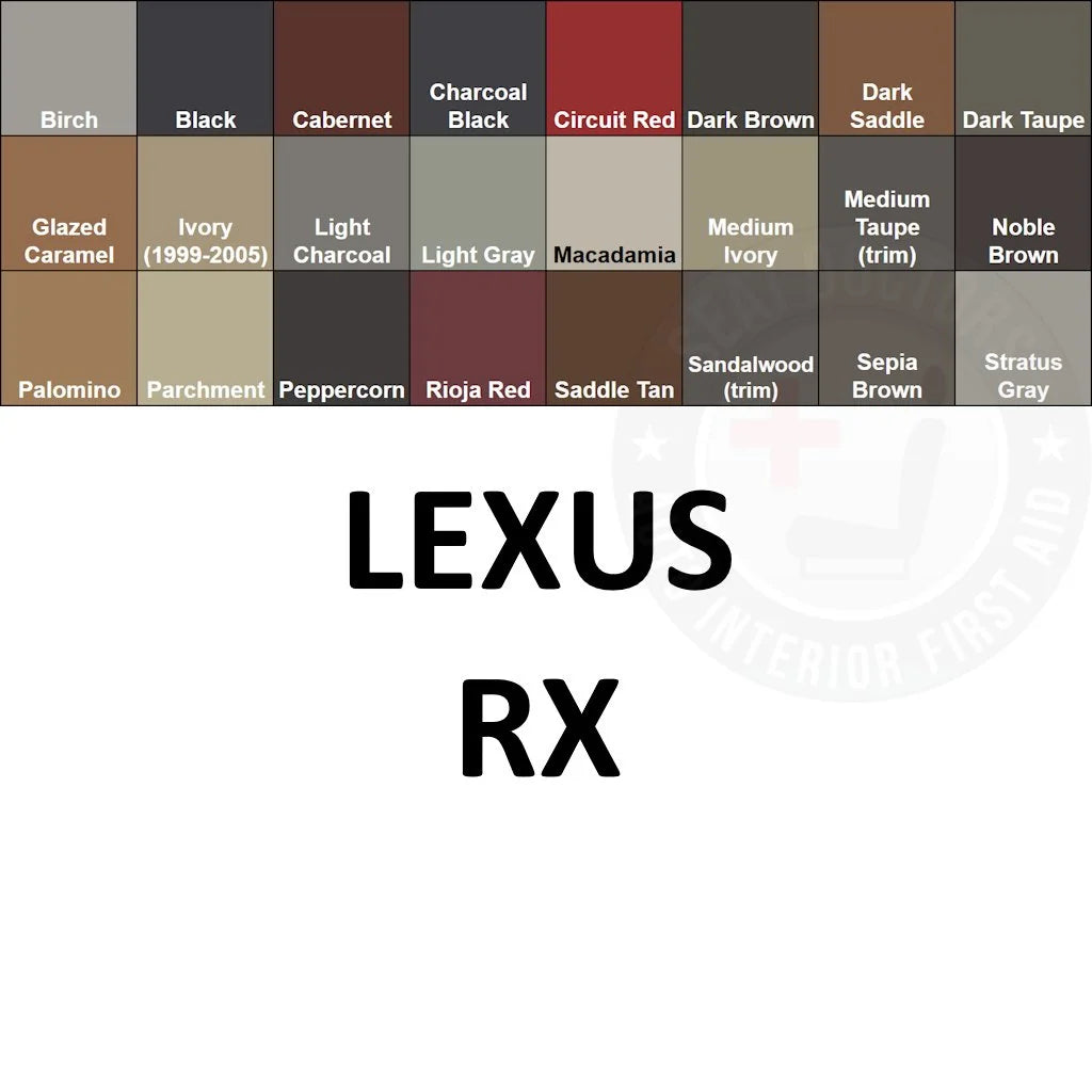 Lexus RX Leather Dye