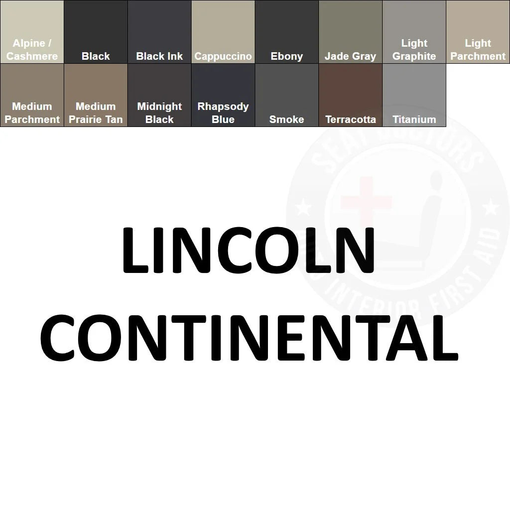 Lincoln Continental Leather Dye