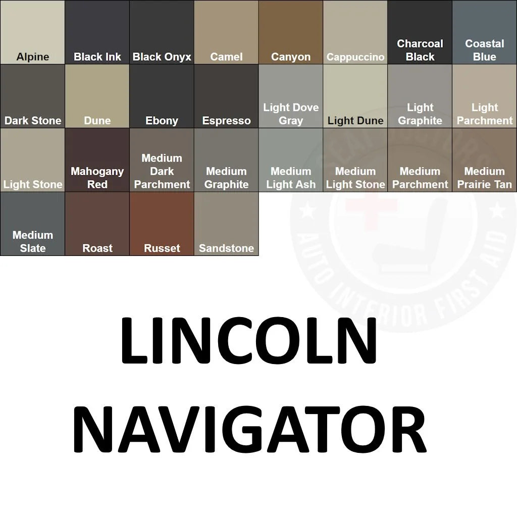 Lincoln Navigator Leather Dye