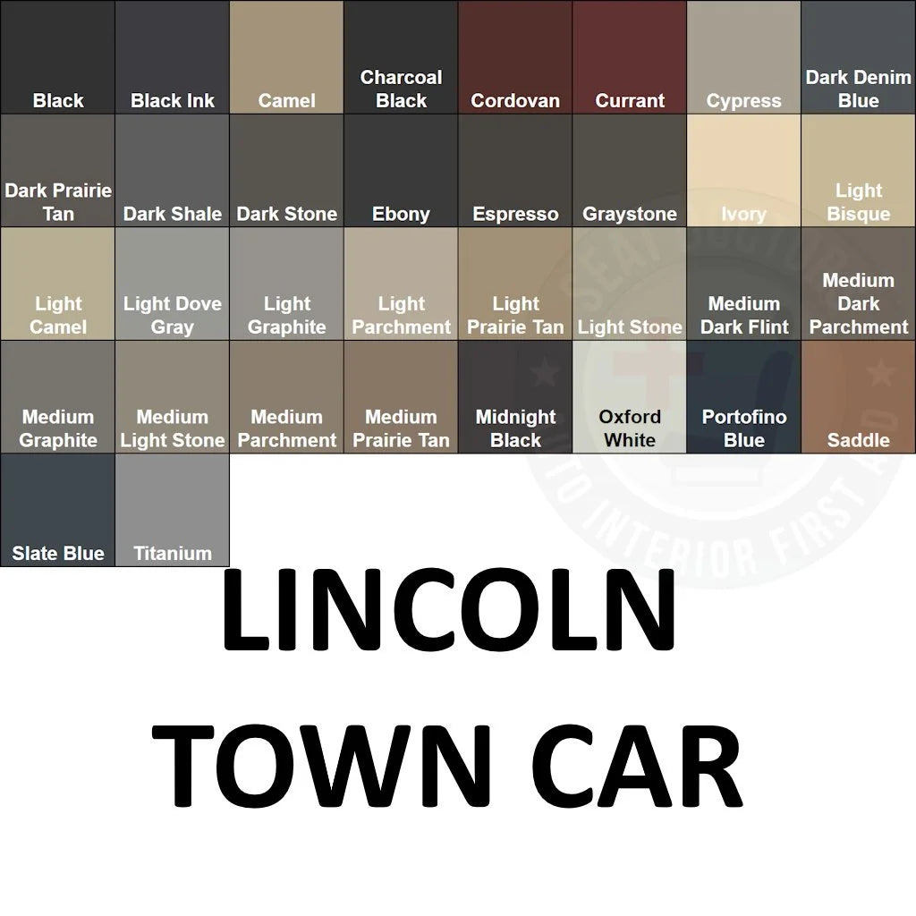 Lincoln Town Car Leather Dye