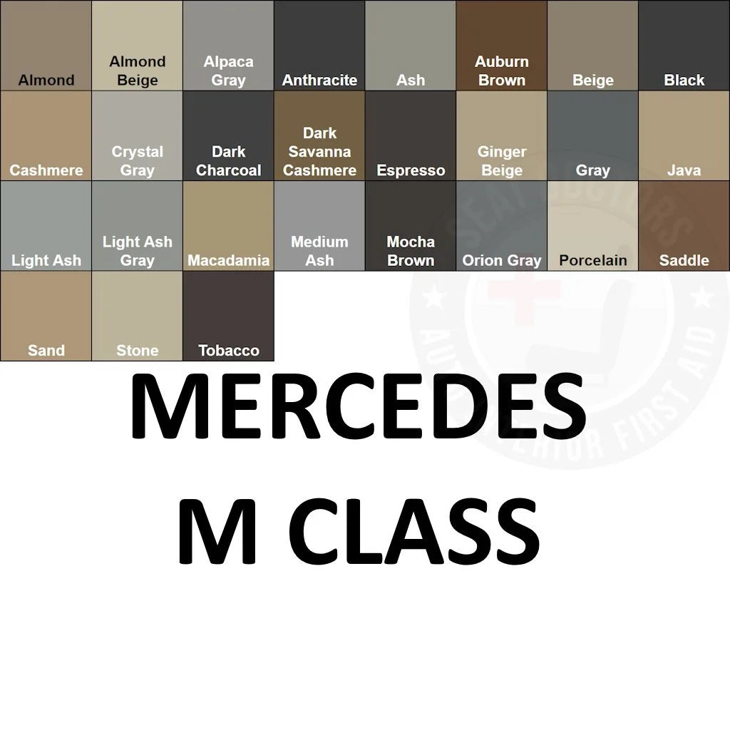 Mercedes Benz M Class Leather Dye