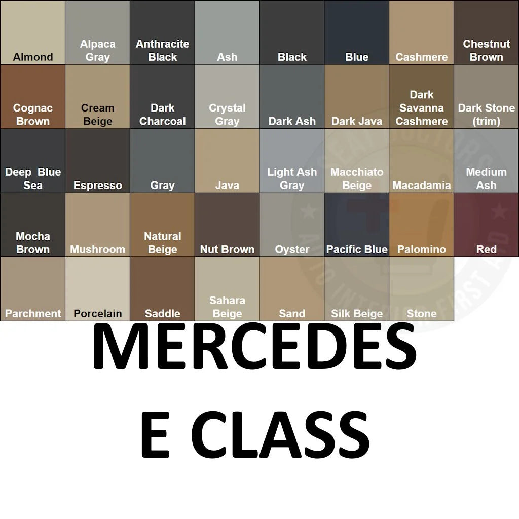 Mercedes Benz E Class Leather Dye
