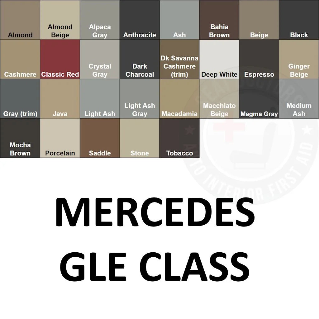 Mercedes Benz GLE Leather Dye