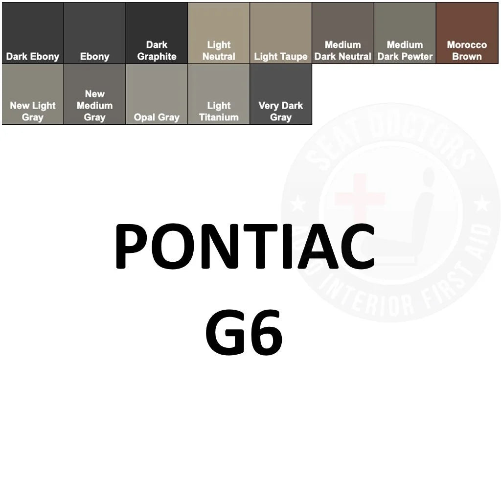 Pontiac G6 Leather Dye