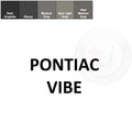 Pontiac Vibe Leather Dye