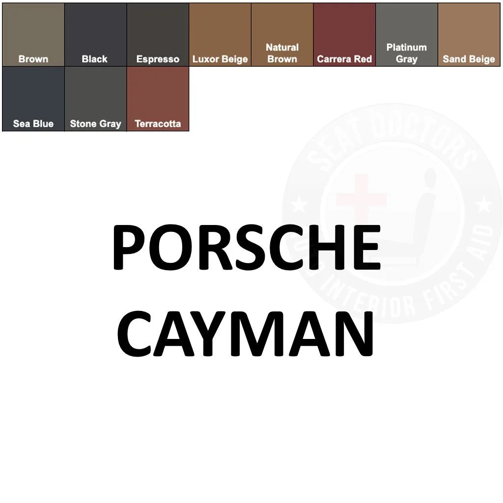 Porsche Cayman Leather Dye
