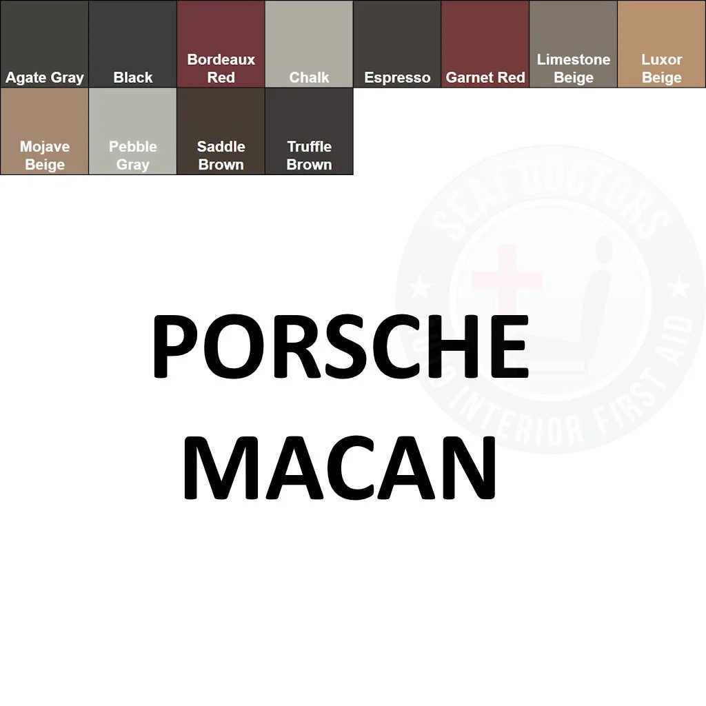 Porsche Macan Leather Dye
