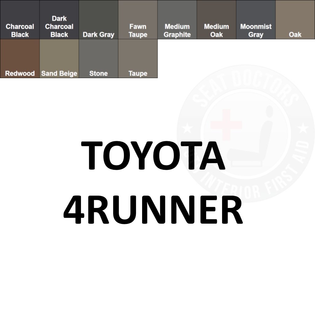 Toyota 4Runner Leather Dye