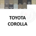 Toyota Corolla Leather Dye