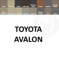 Toyota Avalon Leather Dye
