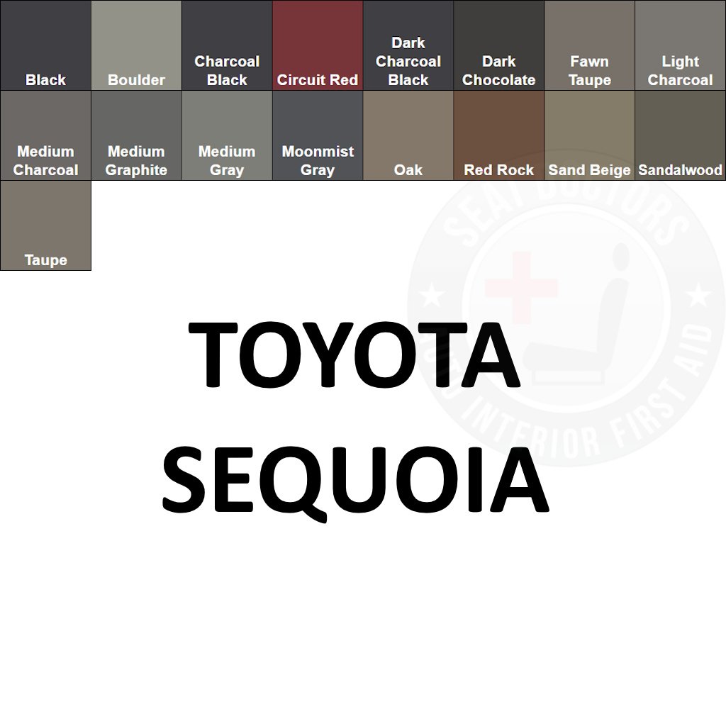 Toyota Sequoia Leather Dye