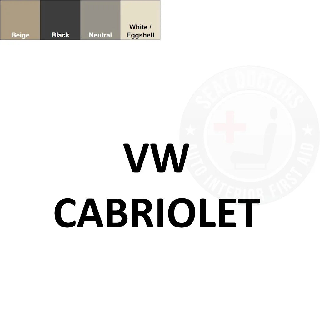 VW Cabriolet Leather Dye